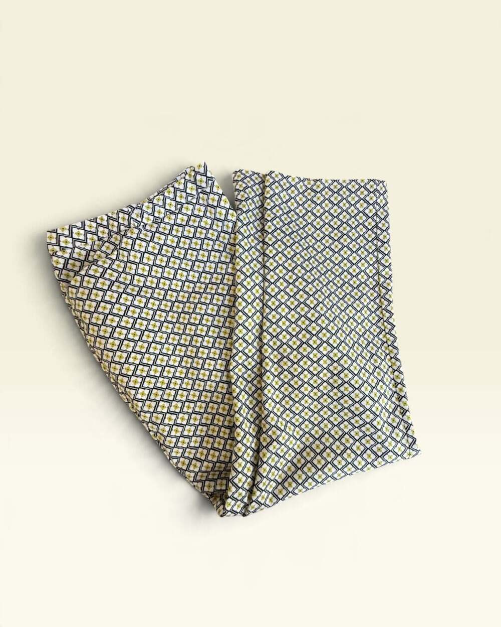 Worthington Women's Pants Size 16 Geometric Floral Print Stretch Ankle Trousers